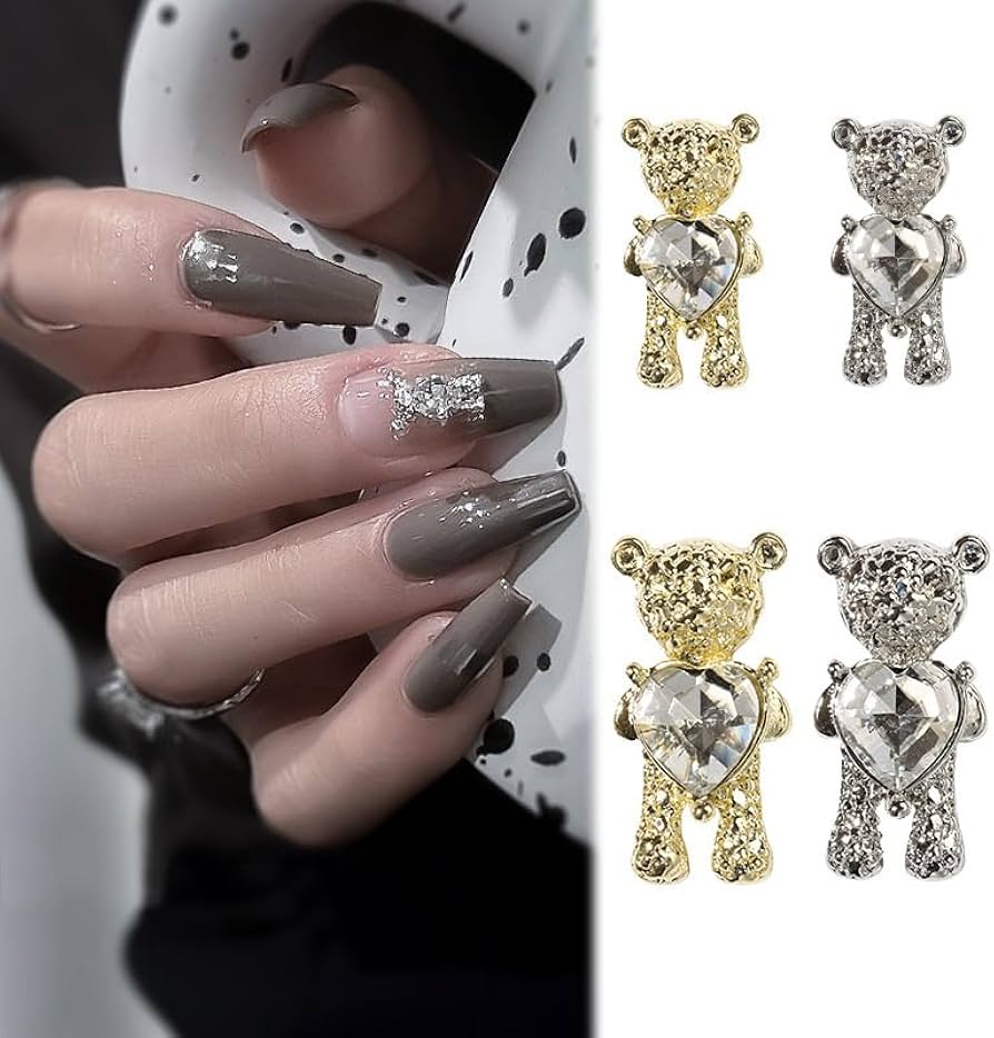 3dネイルパーツ ネイル ネイルパーツ うるうるネイル くま 猫 3dネイル