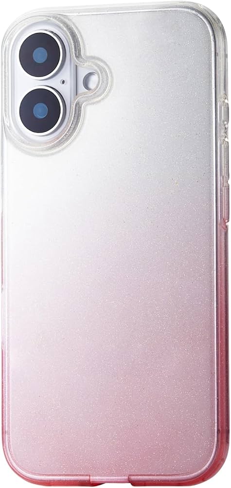 Amazon.co.jp: エレコム iPhone 16 ケース クリア グラデーション ラメ