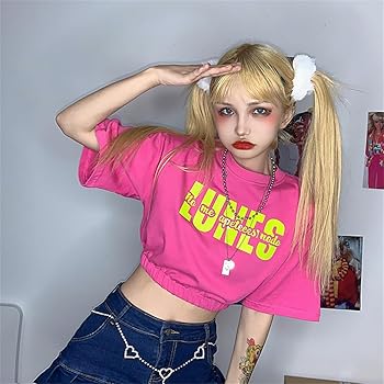 Amazon | [SHUMING]半袖Tシャツ ちびT レディース へそ出し