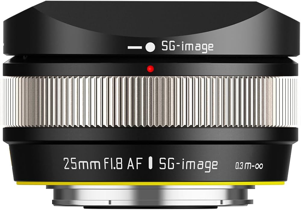 Amazon.co.jp: SG-image AF 25mm F1.8 APS-C Xマウント 単焦点 大口径