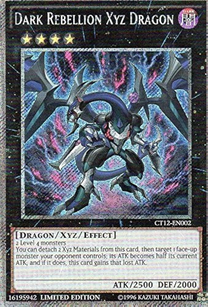 Amazon.co.jp: Dark Rebellion XYZ Dragon CT12-EN002 プラチナ