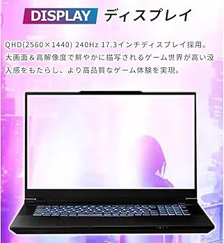 Amazon.co.jp: GALLERIA ガレリア ゲーミングノートPC UL9C-R49-7 Core
