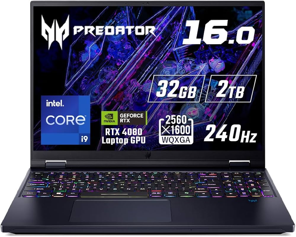 Amazon.co.jp: Acer Predator Helios 16 Windows 11 Home Intel 第14