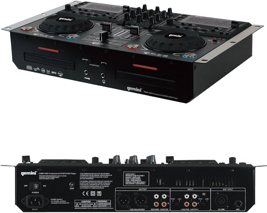 Amazon.co.jp: GEMINI CD プレイヤー CDMP-6000 : 家電＆カメラ