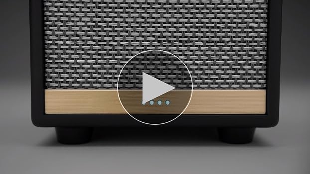 Amazon.com: Marshall Uxbridge 家庭語音喇叭內建Amazon Alexa ,黑色: 電子