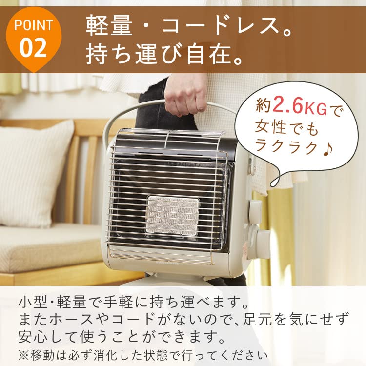 Amazon.co.jp: (ガスストーブ＆収納ケースセット) 岩谷産業 イワタニ