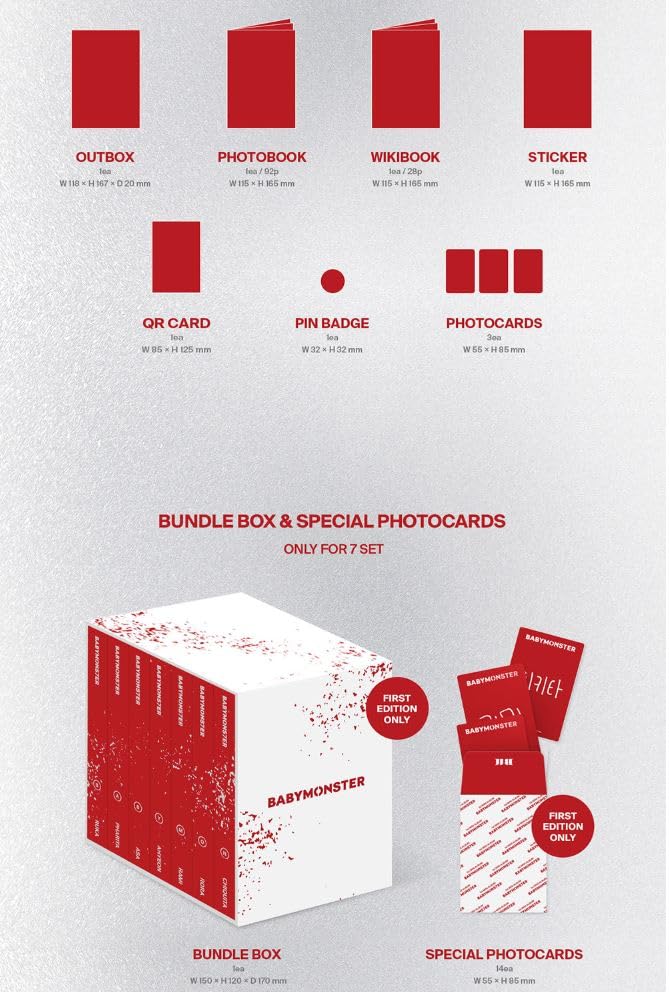 Amazon.co.jp: BABYMONSTER BABYMONS7ER 1st ミニアルバム YG TAG