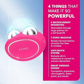 FOREO BEAR Microcurrent Facial Toning - Fuchsia : Amazon.in