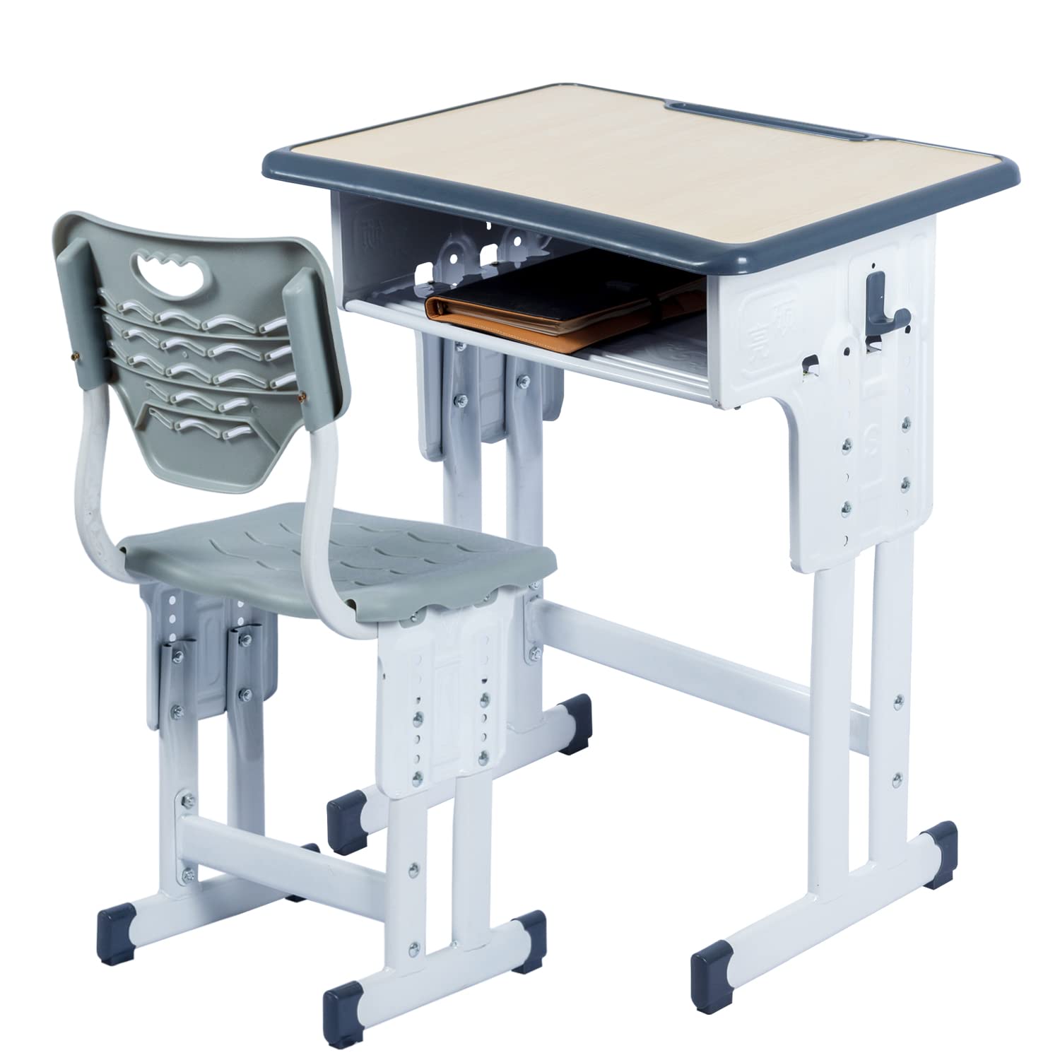 Amazon.co.jp: 勉強机 学習机 高さ調節5段階 2層サポートブラケットの