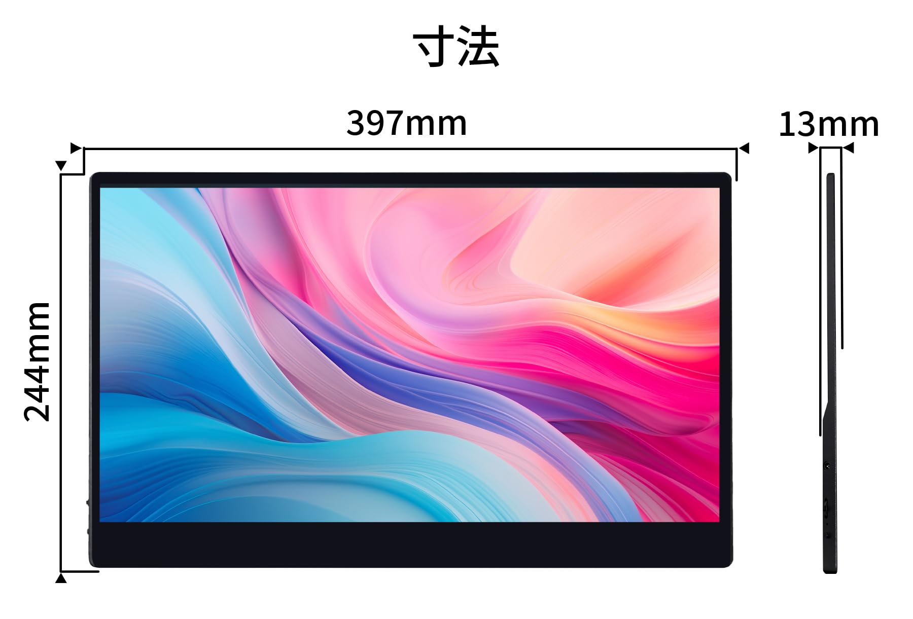 Amazon.co.jp: JAPANNEXT 17.3インチ モバイルモニター IPS パネル 4K