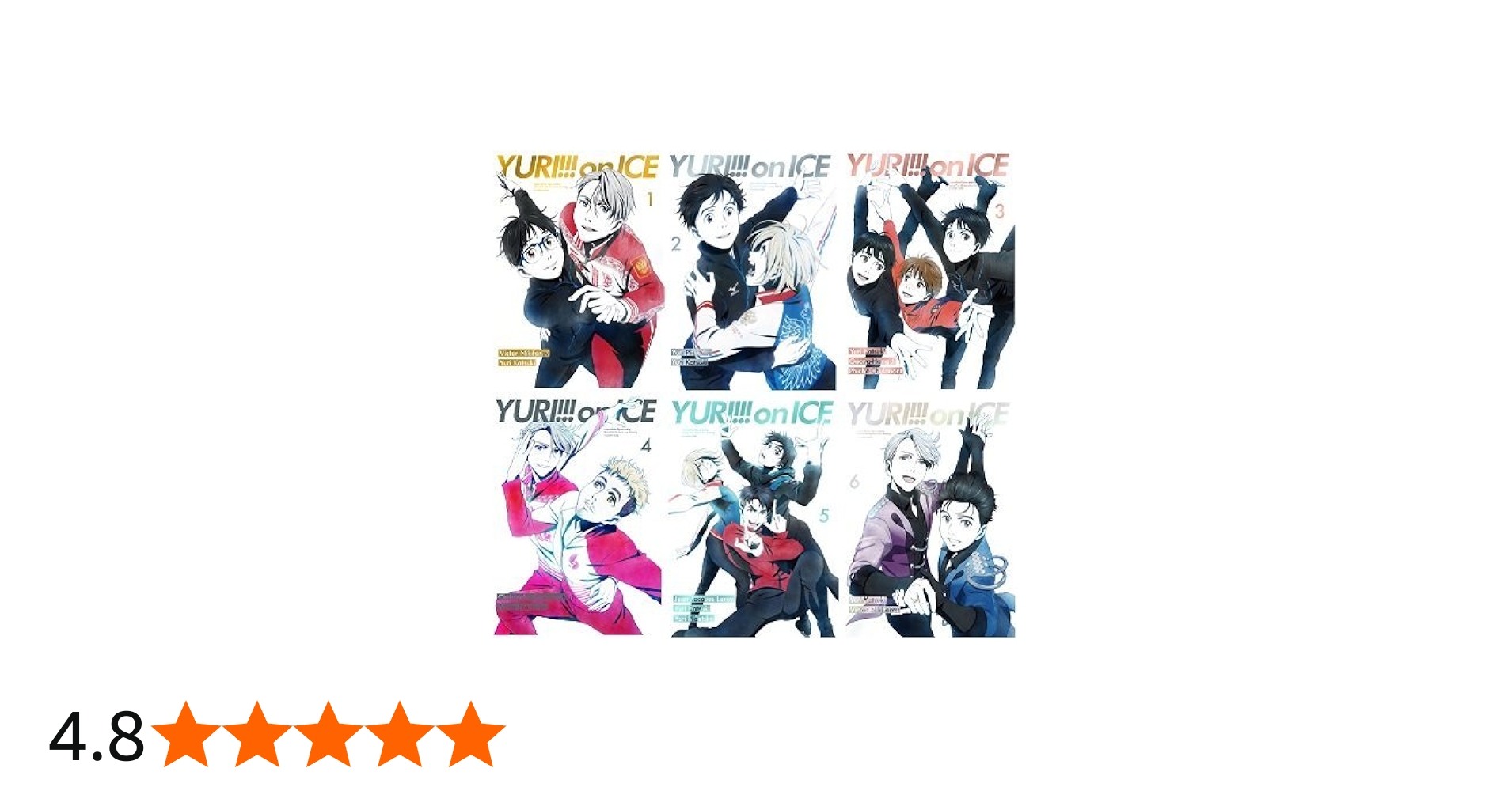 Amazon.co.jp: ユーリ!!! on ICE 全6巻セット [マーケットプレイス Blu