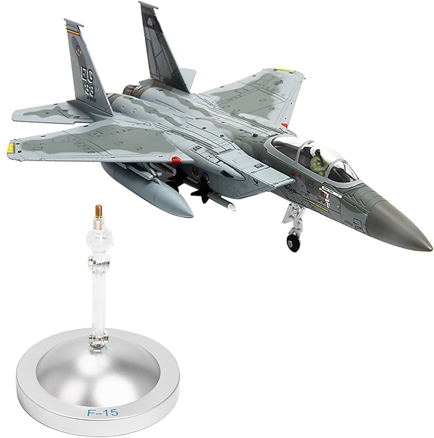 Amazon | 合金F-15イーグル戦闘機攻撃機モデル航空機モデル1:100モデル