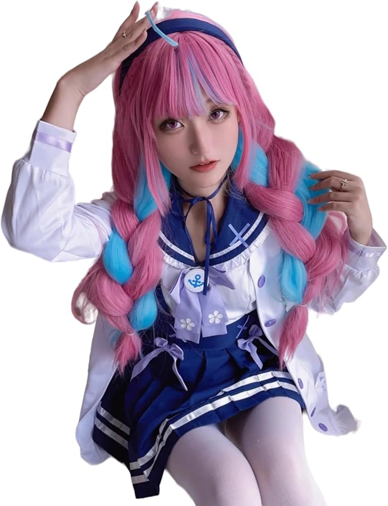Amazon.co.jp: [LHMQ] ホロライブ 宝鐘マリン コスプレ衣装 ウィッグ