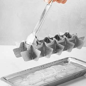 Amazon | ステンレス製製氷皿、製氷機 | 冷凍庫用製氷皿ステンレス製