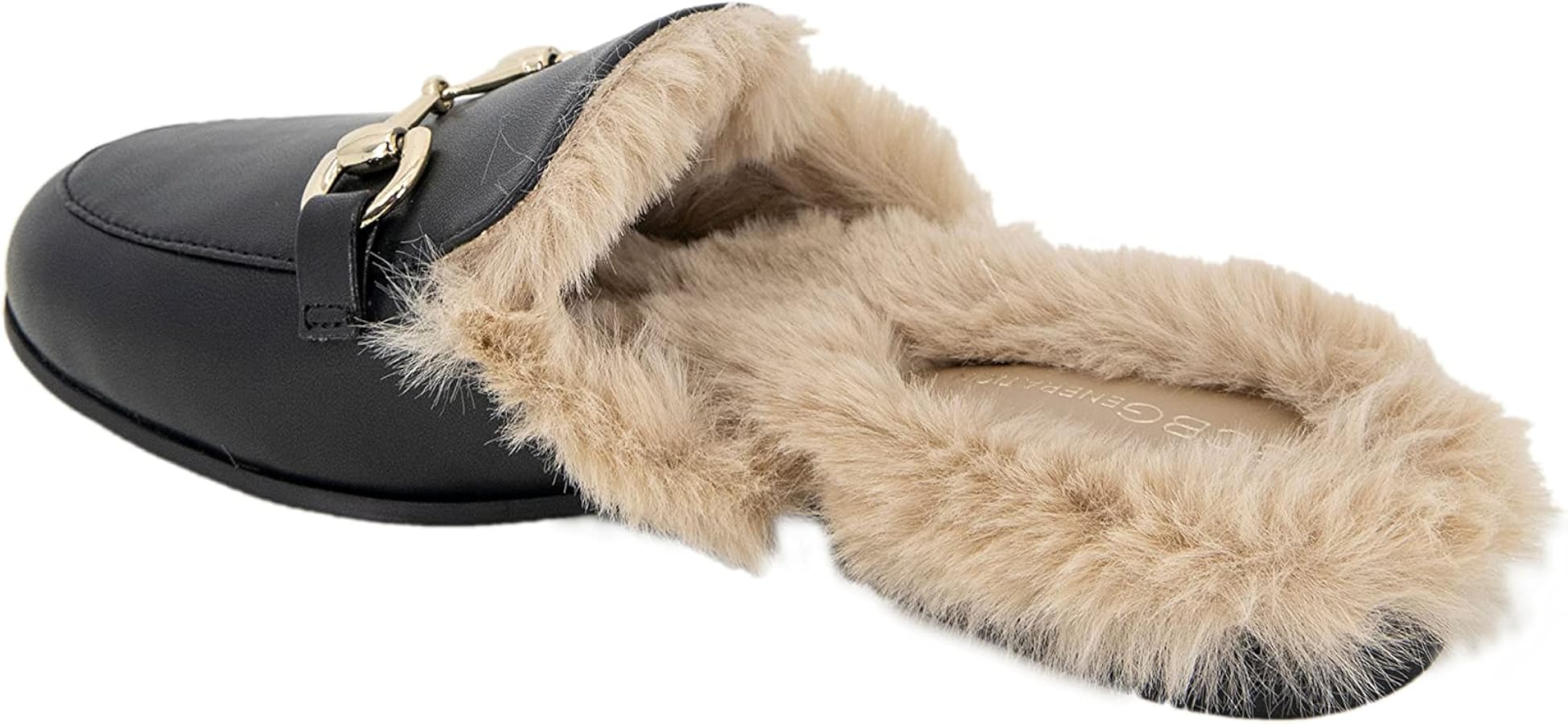 Amazon.com | BCBGeneration ZORIE-2, Flat Fur Lined Mule, Black