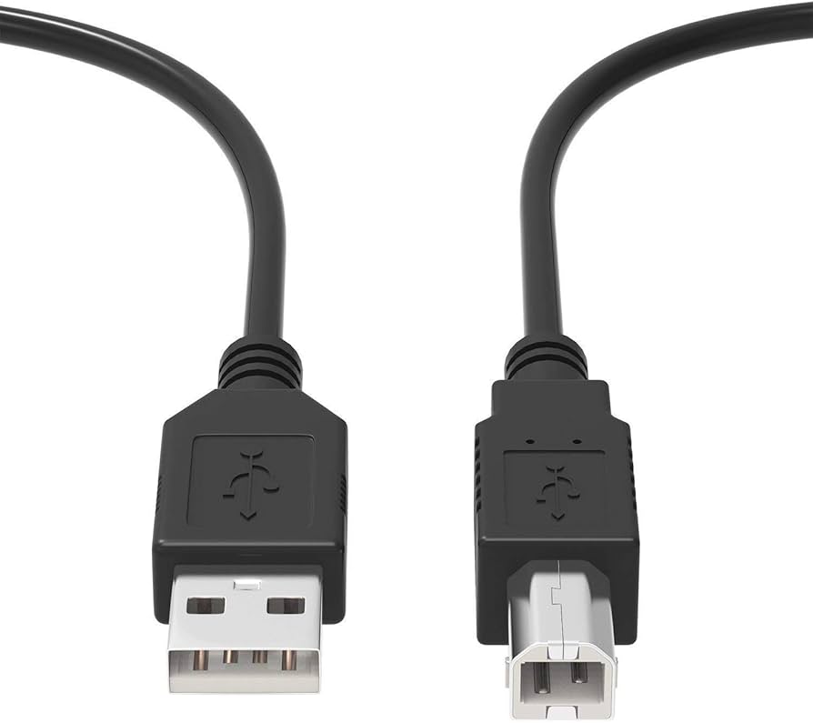 Amazon.com: J-ZMQER USB 2.0 Power Cord Cable Compatible with