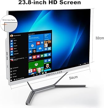 Amazon.com: MECHAZER Z1 PC 23.8 inch All in One PC Desktop