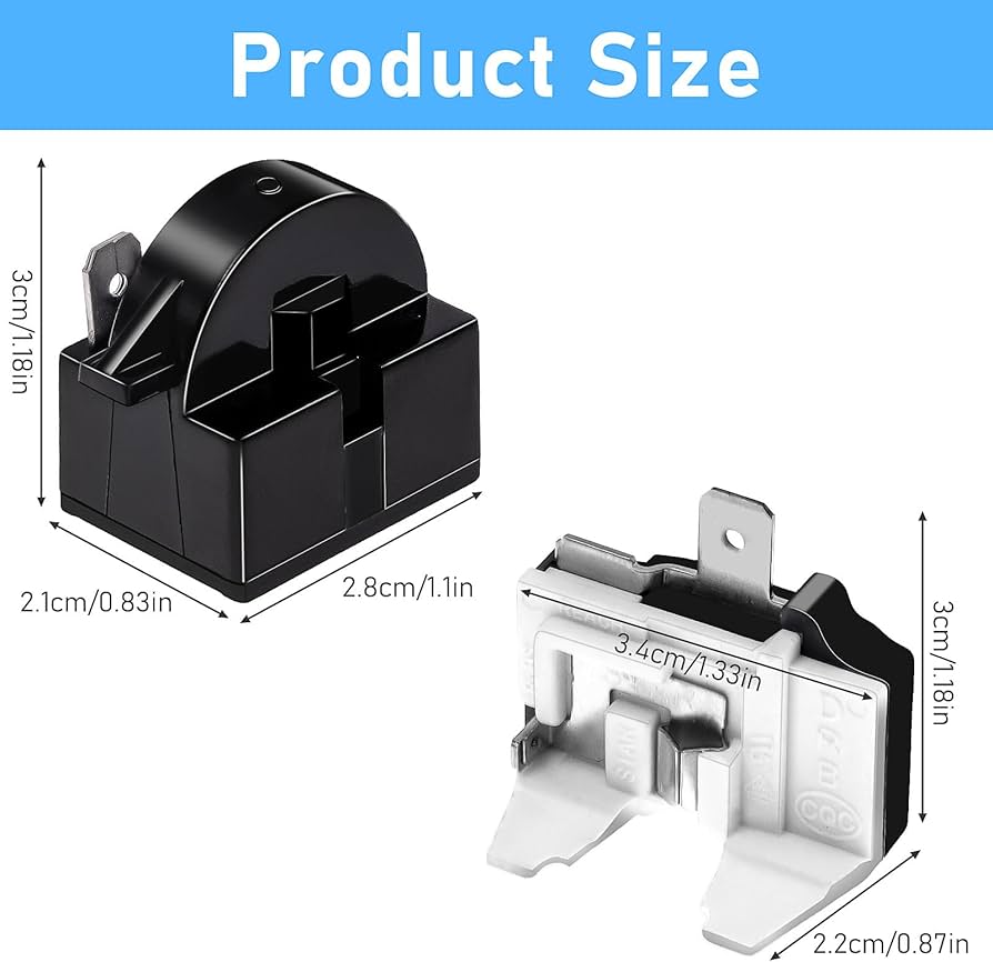 QP2-4.7 PTC Starter Relay 1 Pin Refrigerator Starter Relay and