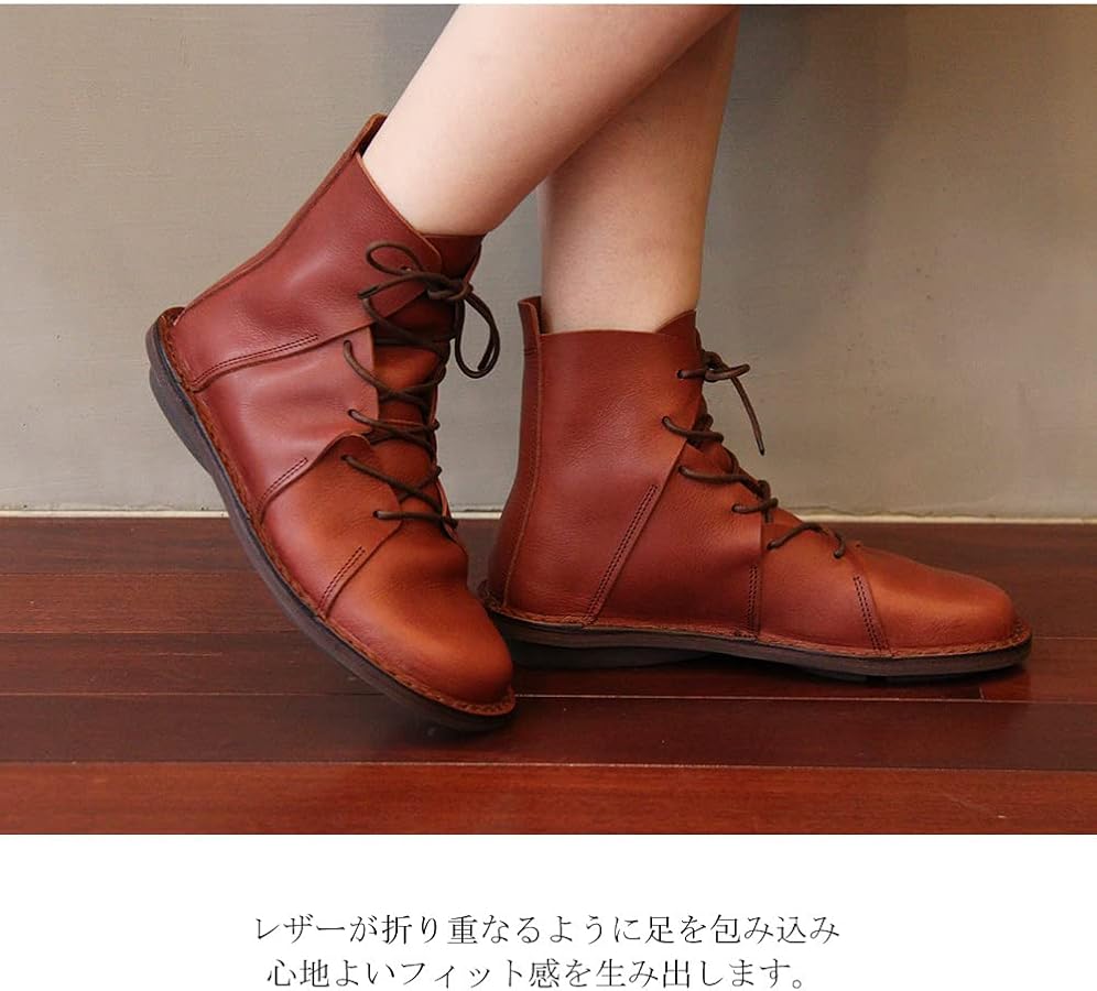 Amazon | [トリッペン] Nomad (ノマド) レザー レースアップ ブーツ 靴