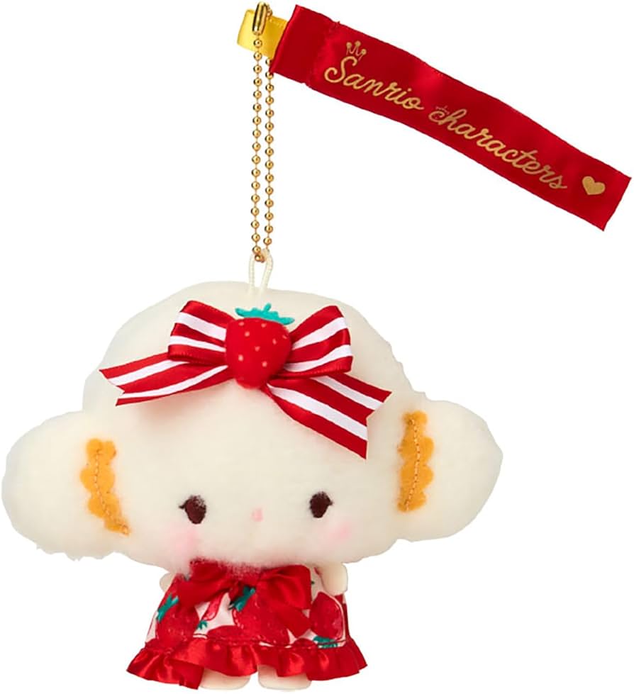Amazon.co.jp: サンリオ(SANRIO) マスコットホルダー（いちご新聞50