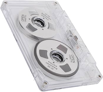 Amazon.co.jp: オープンリール ブランク カセット テープ、透明