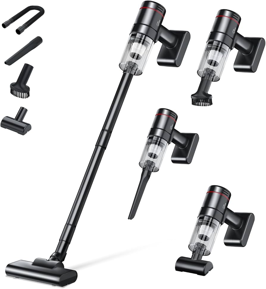 Amazon | 掃除機 コードレス 【2025革新版&15000pa 超強力吸引&ライト