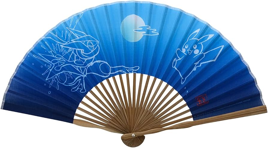 Amazon.co.jp: ポケモンセンターオリジナル 扇子 ゲッコウガと