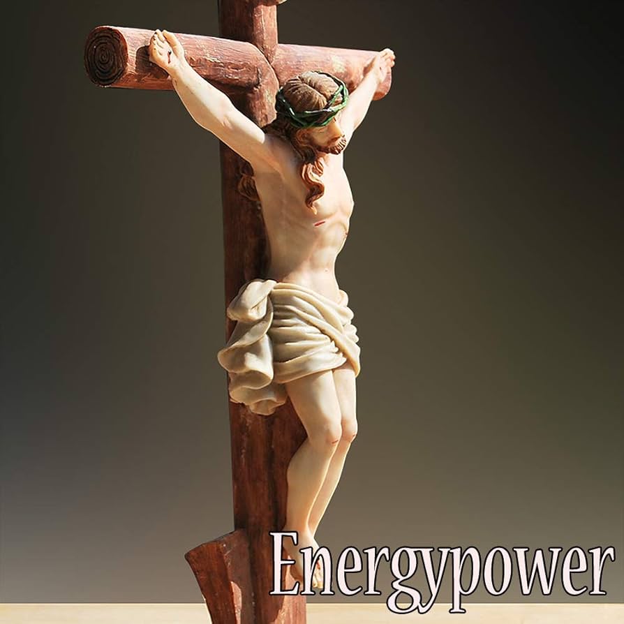 Amazon.co.jp: EnergyPower 十字架 イエス・キリスト像 卓上型 大型