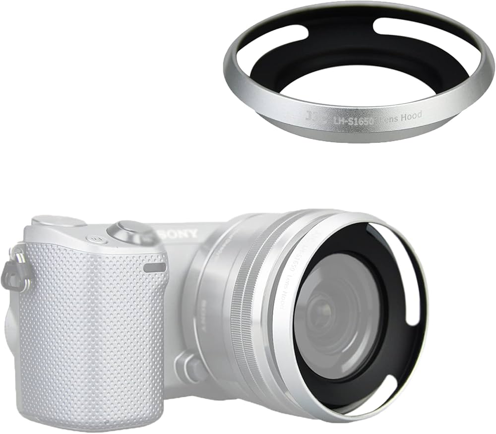 Amazon | JJC ネジ込み式 レンズフード Sony E PZ 16-50mm F3.5-5.6