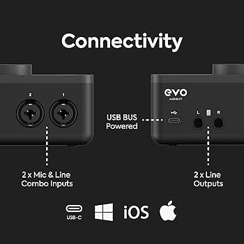 Amazon.com: Audient EVO 4 USB Audio Interface : Musical Instruments