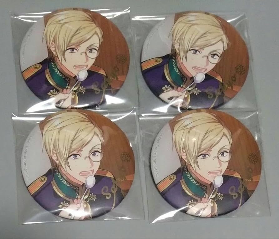 Amazon.co.jp: A3 キャラバッジコレクション 秋組第七回公演 古市左京