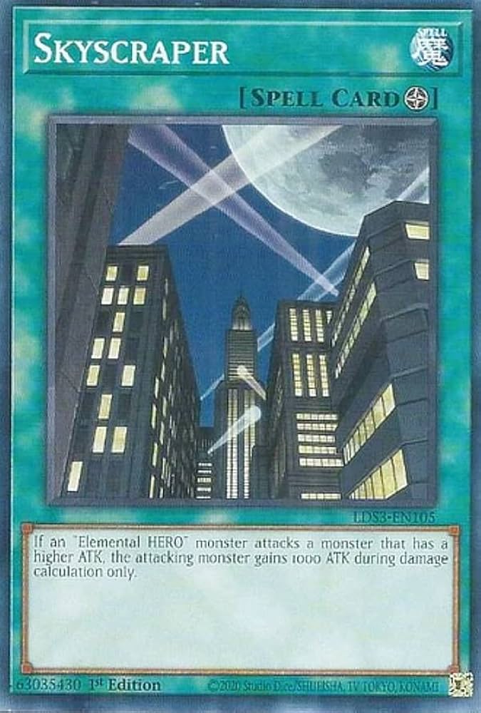 Amazon.co.jp: 遊戯王 LDS3-EN105 摩天楼 －スカイスクレイパー