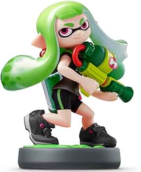 Amazon.co.jp: amiibo ガール【ライムグリーン】 (スプラトゥーン
