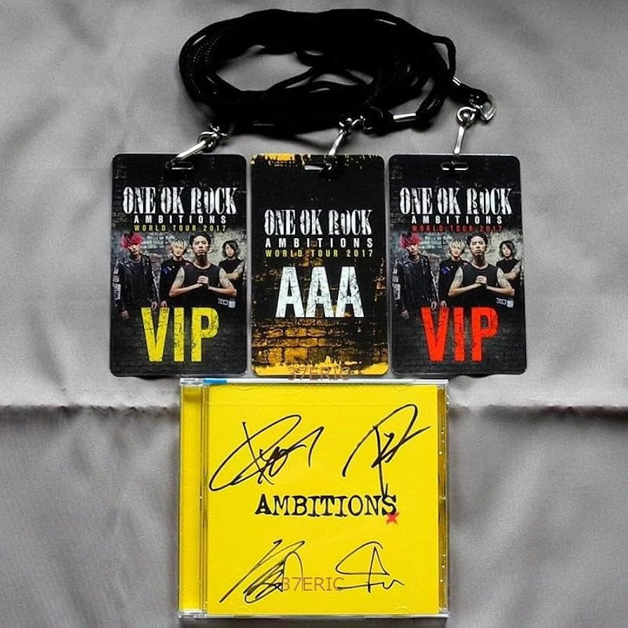 Amazon.co.jp: ONE OK ROCK ワンオクロック サイン入りCD AAA VIPパス