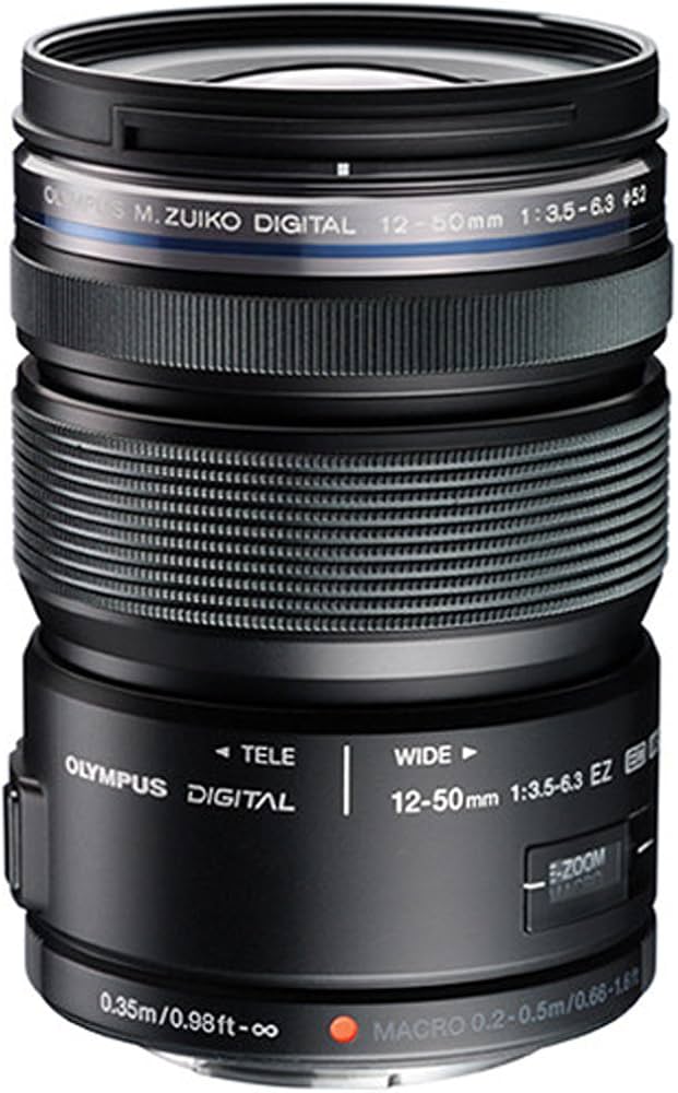 Olympus M. Zuiko DIGITAL ED 12-50mm F3.5-6.3 EZ Lens (Black