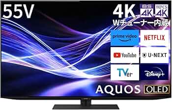 4T-C55GQ3 SHARP 55V型 テレビ ジャンク品 ジャンク］SHARP AQUOS 55