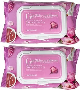 Amazon | チャームゾーン Geスキンケアシート ローズモイストリッチ 60
