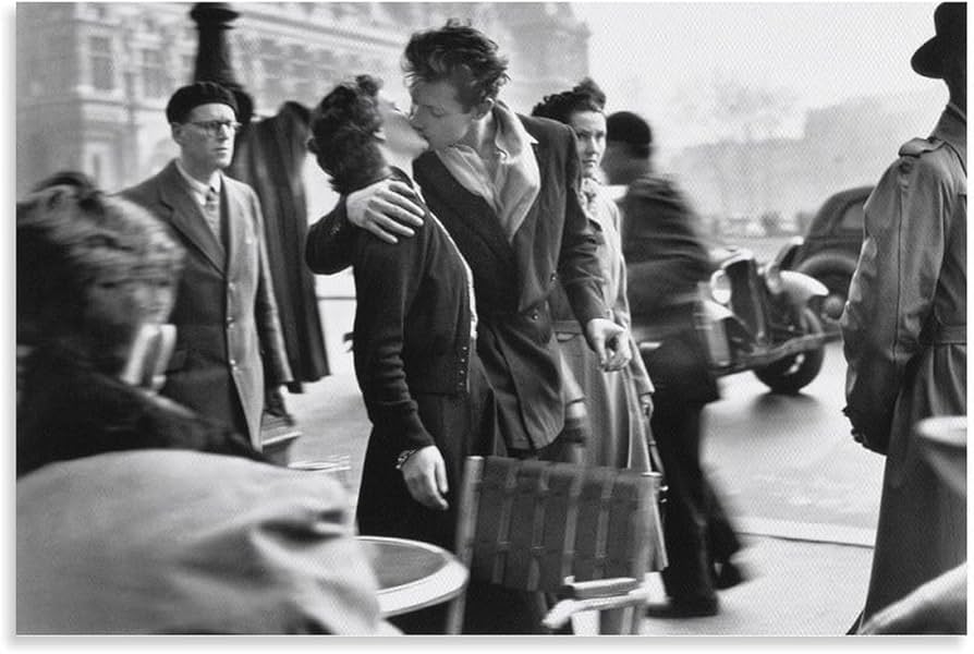 Amazon.co.jp: ポスター ロベールドアノー Robert Doisneau パリ 市