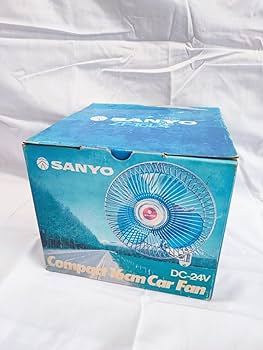 Amazon.co.jp: SANYO ZF-16L4 コンパクト カー ファン DC-24V レトロ