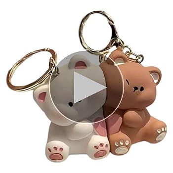 Amazon.co.jp: クマのカップルのキーホルダー、カップル用お揃いのキー