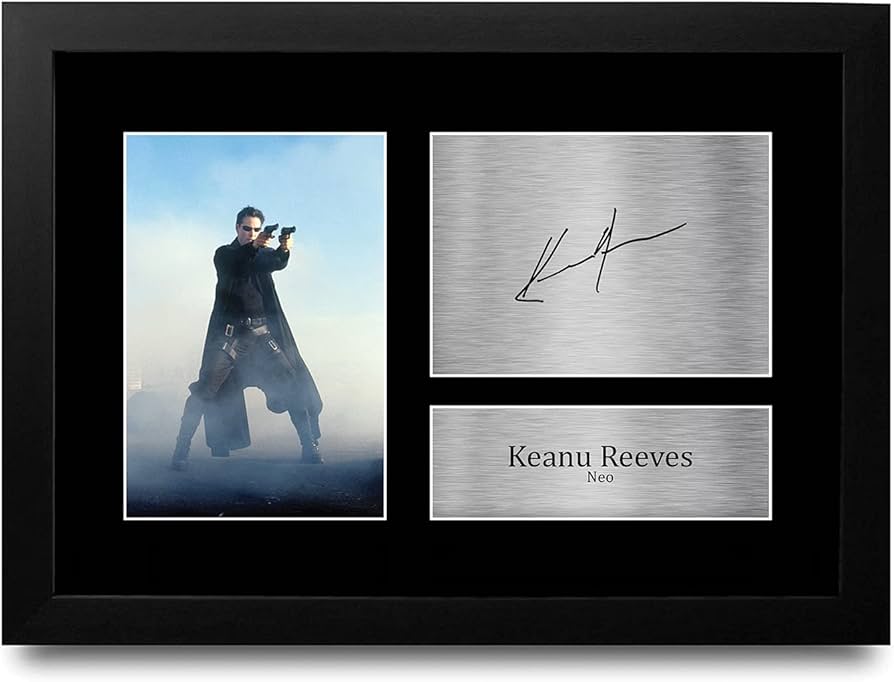 Amazon.co.jp: HWC Trading FR A4 キアヌ・リーブス The Matrix Neo