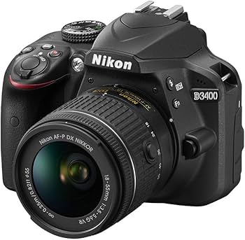Amazon.com : Nikon D3400 w/ AF-P DX NIKKOR 18-55mm f/3.5-5.6G VR