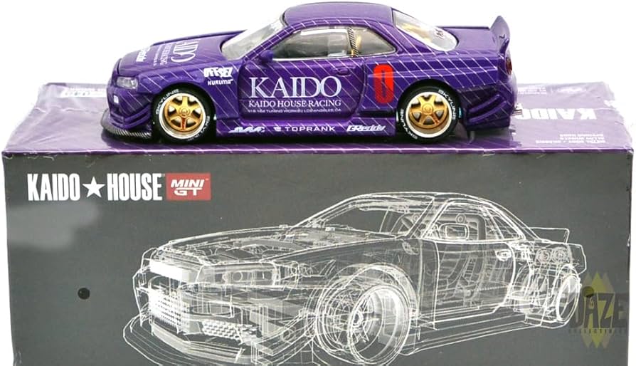 Amazon | MINI GT 1:64 Scale Model KAIDO HOUSE - NISSAN SKYLINE GT