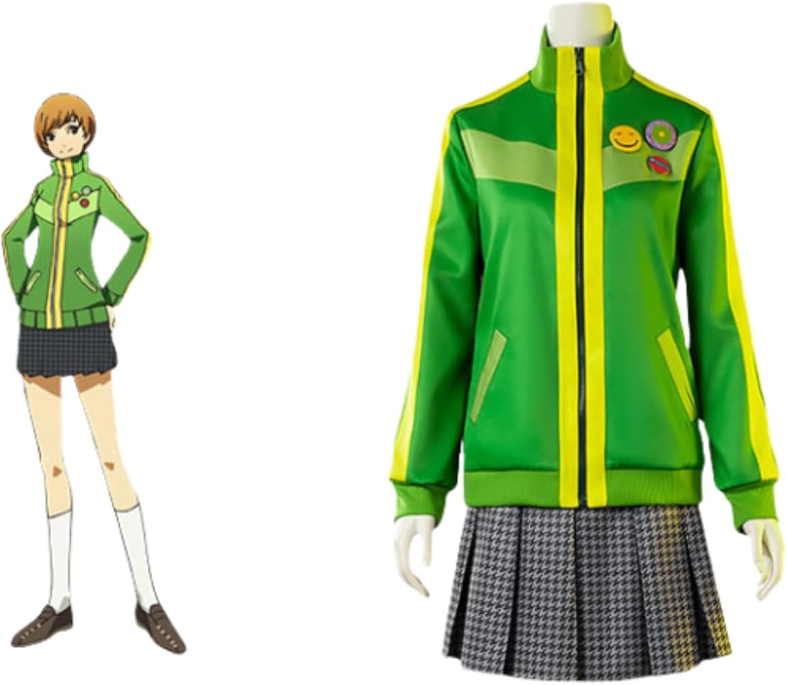 Amazon.co.jp: ペルソナ4 里中千枝 コスプレ衣装 夏服 制服 オーダ