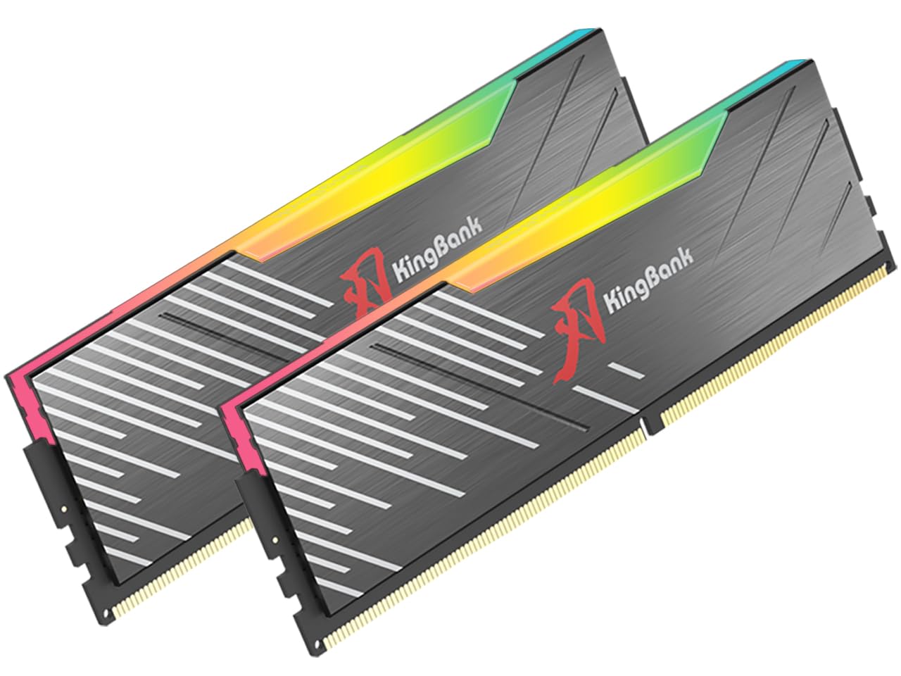 Amazon.co.jp: KingBank RGB コンピューター デスクトップメモリ Ram