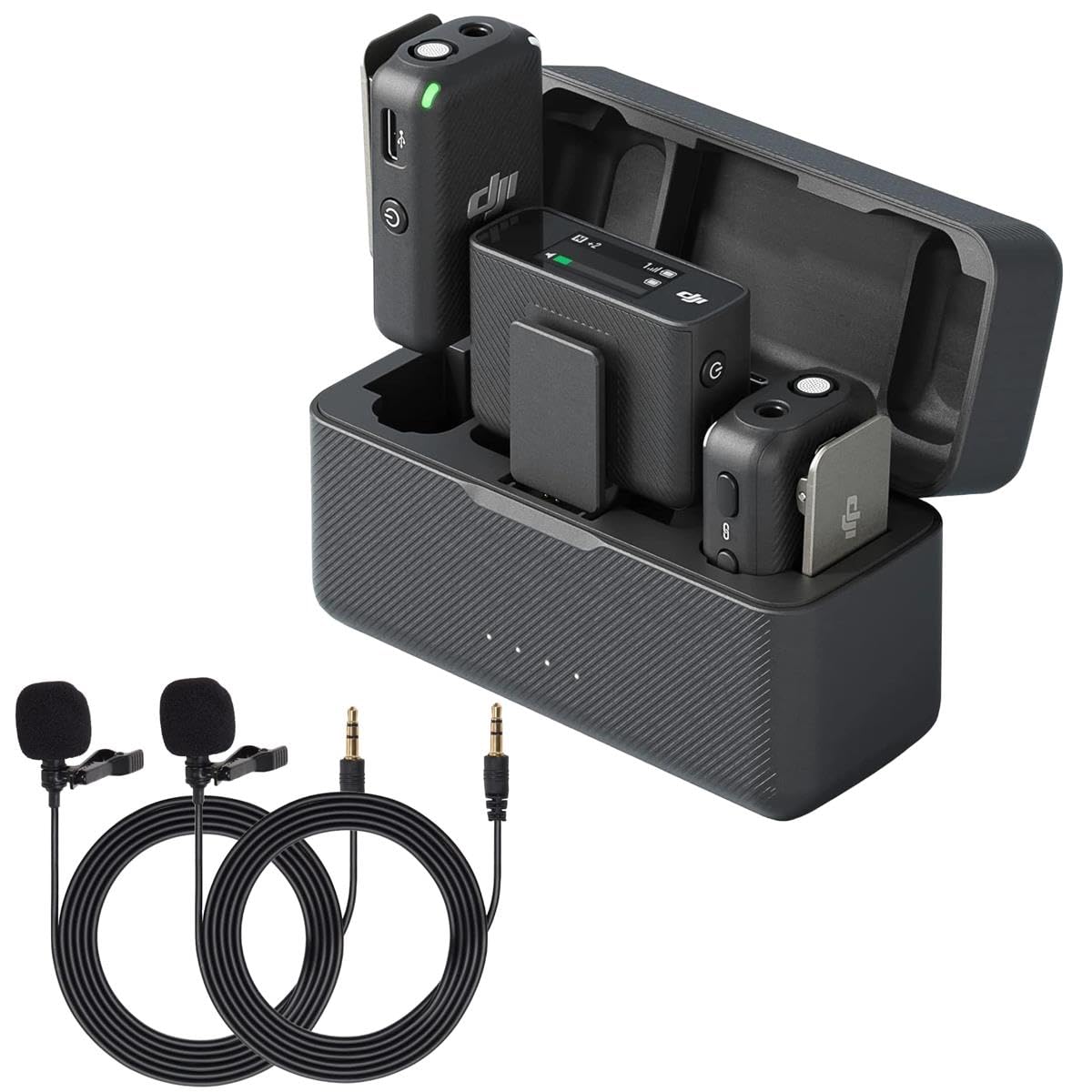 Amazon.com: DJI Mic (2 TX + 1 RX + Charging Case) Wireless