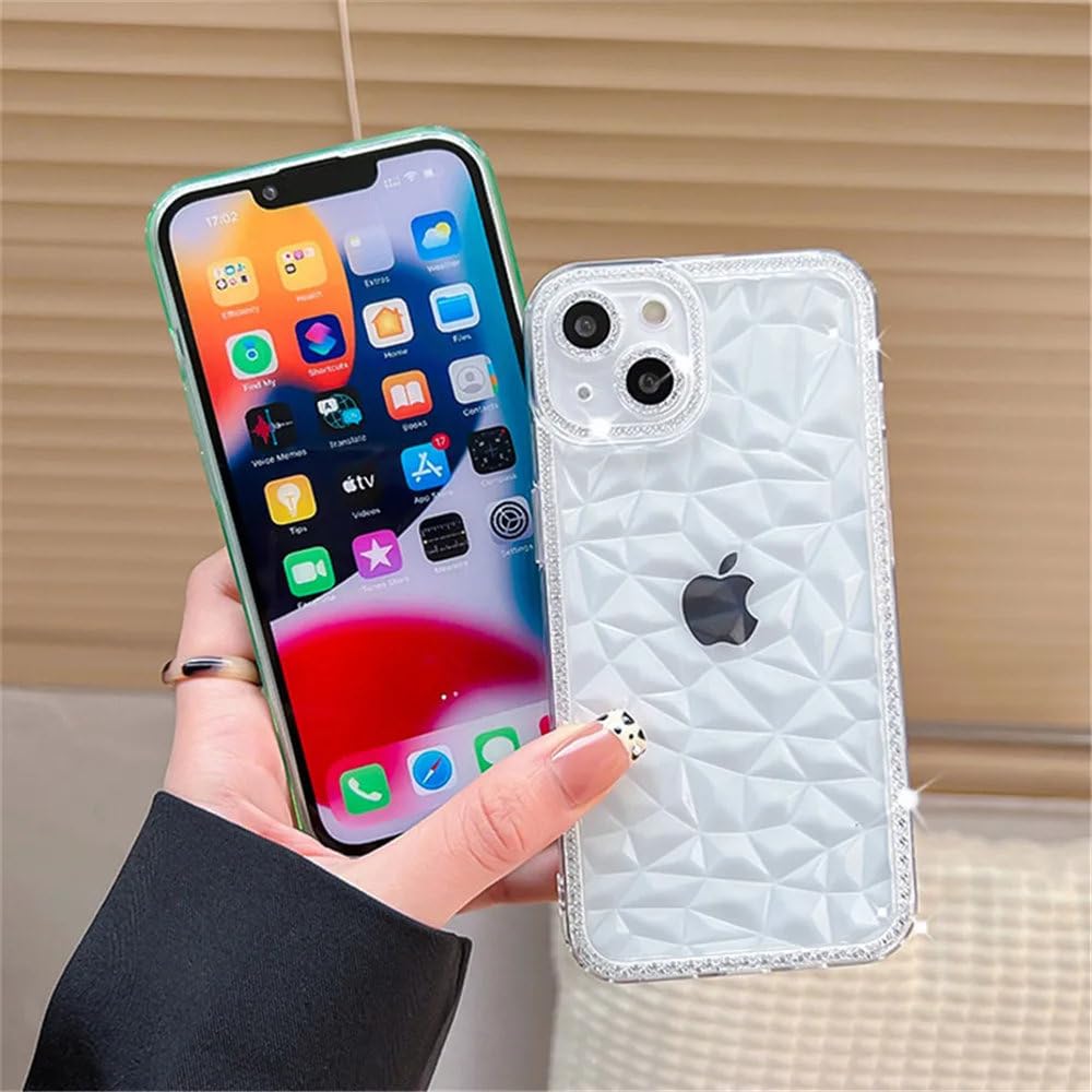 Amazon.co.jp: クリスタルグリッターダイヤモンドパターン電話ケース