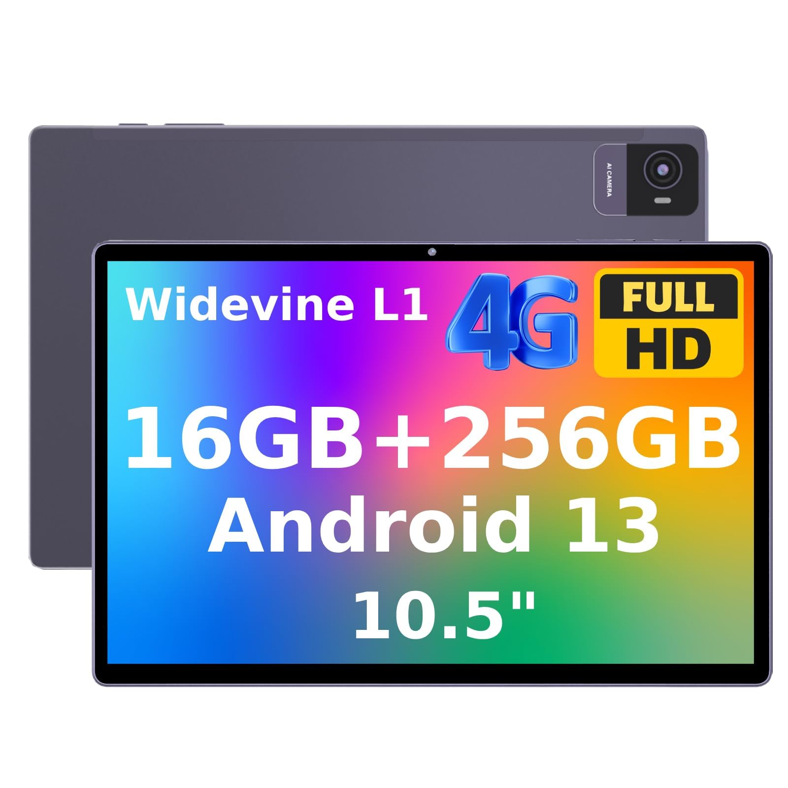 Amazon.co.jp: VETOO Android 13 タブレット 10.5インチ、 T616 8コア