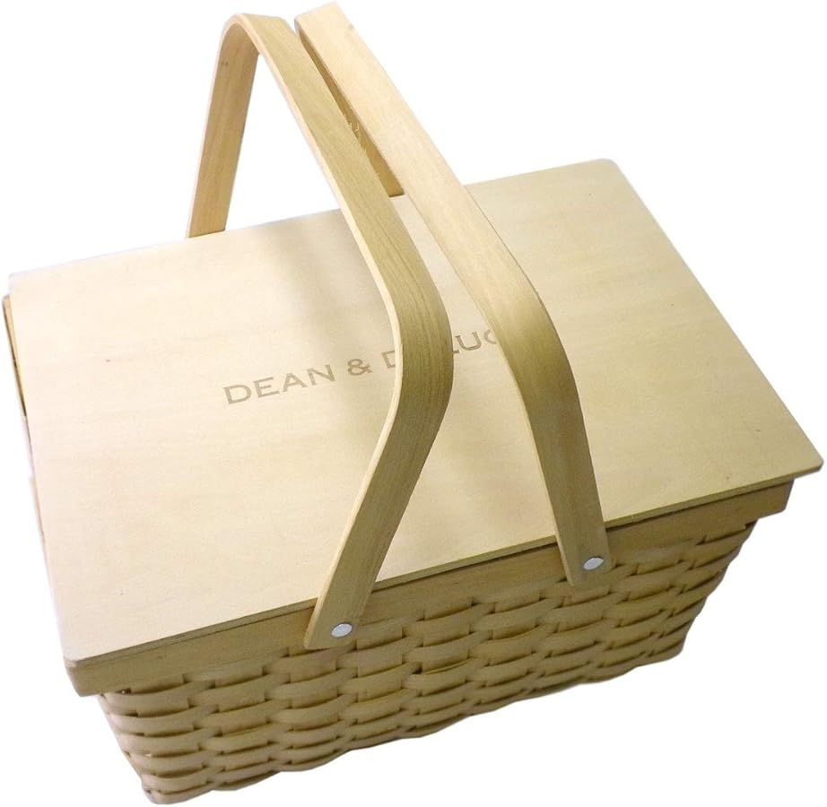 Amazon.co.jp: （ディーン＆デルーカ）DEAN&DELUCA 蓋つきバスケットL
