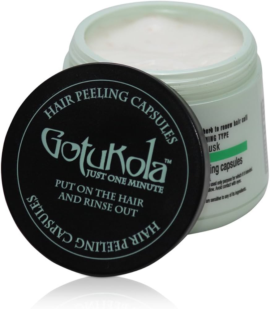 Amazon.com: Gotukola Hair Mask with Peeling Capsules Nourishing